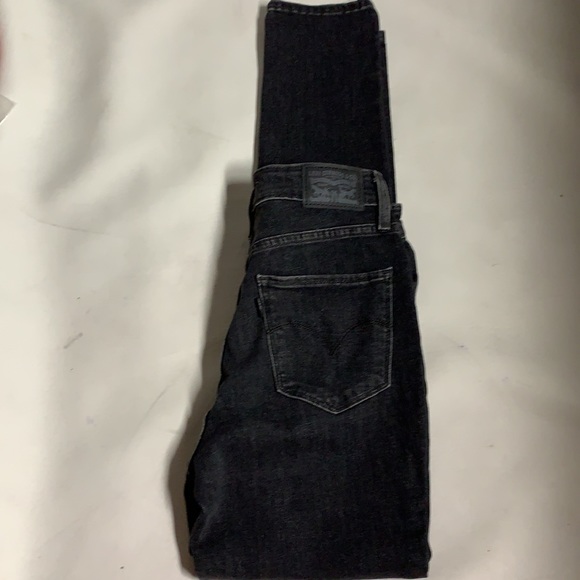 Levi’s 721 women’s size 27 charcoal high rise skinny denim Stretch Jeans. - Picture 5 of 15